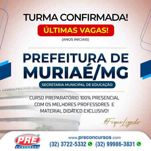 Turma Aulas Presenciais Confirmada Para O Concurso Da Prefeitura De