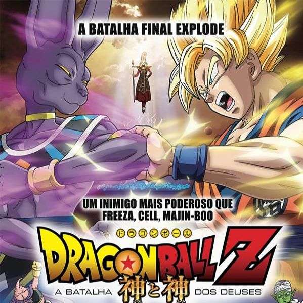 Dragon Ball Z: A Batalha dos Deuses chega aos cinemas no segundo