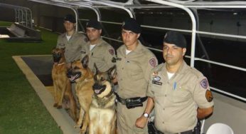 ROCCA recebe novos equipamentos para treinamento e adestramento dos cães do 47º BPM